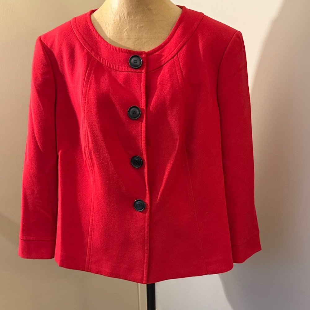 Classic Red Women's Blazer